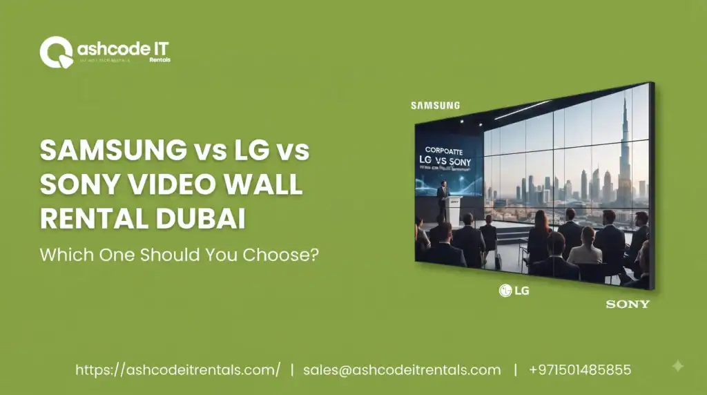 best video wall rental Dubai