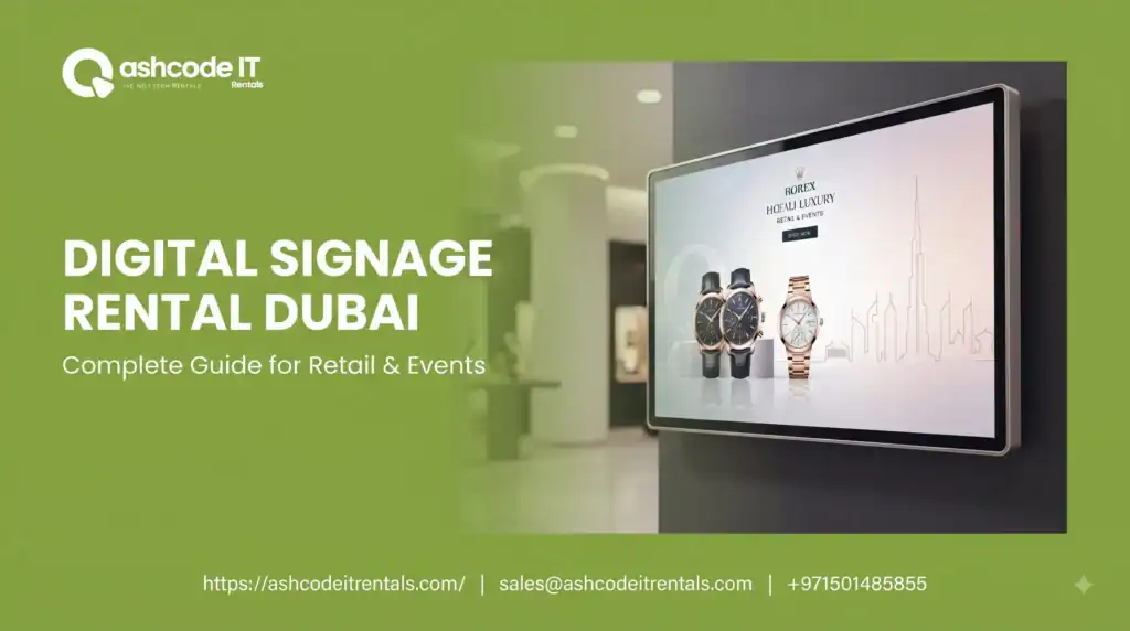 digital signage rental Dubai