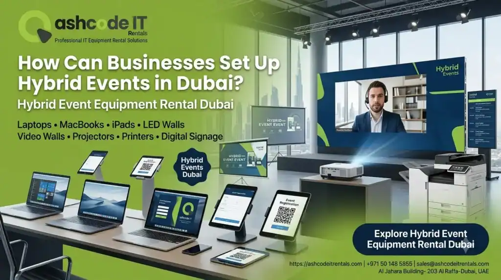 hybrid event equipment rental Dubai